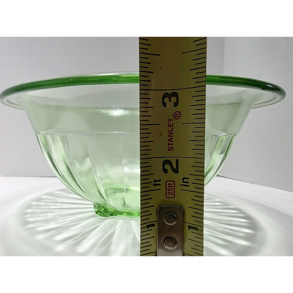 Vintage Hazel Atlas Uranium Glass Bowl